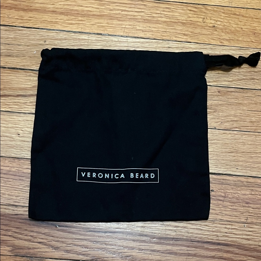 Veronica Beard Classic Black Dust Pouch Bag 8.5’ / 8.5’